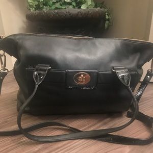 Gently used Kate Spade leather bag w/ gold accents